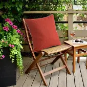Eurofirany Waterdichte Sierkussenhoes 45x45cm Tuin - Roze Polyester