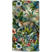 Good Morning Strandlaken Velours Dinda 100x180cm - multi