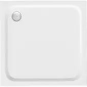 REA Douchebak Belmond White 90x90 Chrome