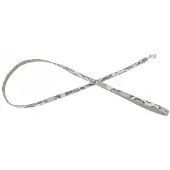 Barry King Wild Snake Leren Hondenhalsband Grijs Nikkel 13mm/120cm