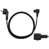 BLOW Stroomkabel Laptop Klaverblad C5 1.5m Hoekig Zwart