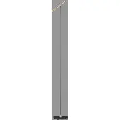 Artdelight Design vloerlamp Kansas zwart met champagne