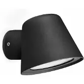 Faro Gina - wandverlichting - 11,5 x 15 x 9 cm - IP44 - mat zwart