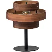 Eth Walnut Tafellamp 1x E27 3 Rings Hout