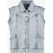 TwoDay dames spijker gilet lichtblauw maat M