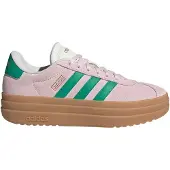 Adidas Sneakers laag 'VL Court Bold' smaragd / rosa