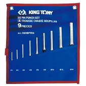 King Tony Set van boorkoppen, 9 stuks, 2-14 mm