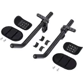 Bbb Cycling Extra Lang Opzetstuur Racefiets - Verstelbaar Ligstuur met Armsteun - Tijdritstuur - Triathlon Stuur - Compatibel met 31.8 of 25.4 mm Fietsstuur - AeroMax BHB-60