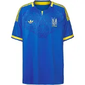 Adidas Tricot 'Ukraine 26 Away' blauw / geel