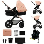 Kinderkraft Sand 4in1 MOOV2 kinderwagen Beige AIR WHEELS