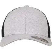 Flexfit Pet grijs gemêleerd / zwart