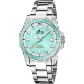 Lotus Kwartshorloge Polshorloge, dameshorloge, roestvrijstalen armband, tot 10 bar waterdicht