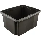 Keeeper Bewaarbak 'emil eco', 24 liter, grafietkleur.