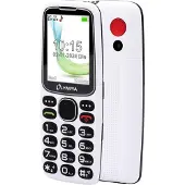 Olympia Ster wit (2.40", 2G), Sleutel mobiele telefoon, Wit