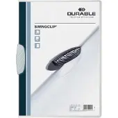 Durable Klemmappen Swingclip A4 Wit Polypropyleen 22,5 x 31 cm