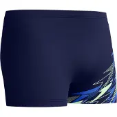 Speedo Medley Logo Jammer Heren - Strakke Zwembroek Heren - Vormvaste Zwembroek Mannen - Sportzwembroek Heren met Trekkoord - Marine/Blauw - M