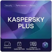 Kaspersky Lab Plus | 3 Apparaten | 12 maanden | Geschikt voor Windows, Mac &amp; Android | Opvolger van Internet Security