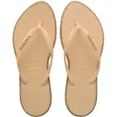 Havaianas HAV. SLIM POINT GLITTER Donkerbruin/Goud Dames Slippers - Donkerbruin/Goud