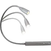 Heitronic Berta 27745 LED-bedlamp LED LED vast ingebouwd 1.5 W Warmwit Zilver