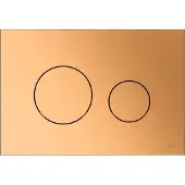 Tece Loop bedieningspaneel messing metallic voor Profil
