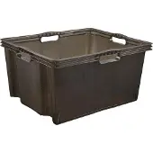 Keeeper Opbergdoos 'Franz', 44 liter, kristalgrijs