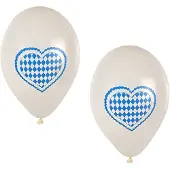 Papstar 12x 20 Ballonnen Ø 25 cm Beiers blauw