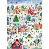 Pieces & Peace Puzzel, Kerst: Het betoverende kerstdorp - 2000 stukjes