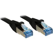 Lindy 47181 RJ45 Netwerkkabel, patchkabel CAT 6A S/FTP 5.00 m Zwart Halogeenvrij 1 stuk(s)