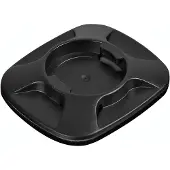 Optiline DuoLock Universele Adapter - Zwart - Met 3M Adhesive