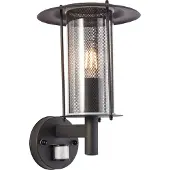 Brilliant Zwarte Buitenlamp Detroit Met Sensor