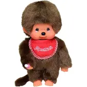 Monchhichi | Jongen Met Slab Rood 20cm