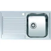 Reginox Centurio 10 (L) rechts spoelbak 85x49 cm RVS vlakbouw R23204