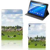 B2Ctelecom Lenovo Tab E10 Flip Case Koeien