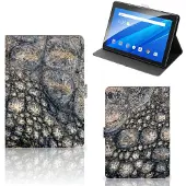 B2Ctelecom Lenovo Tab E10 Flip Case Krokodillenprint