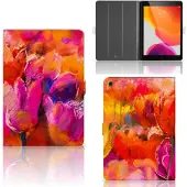 B2Ctelecom Hoes iPad 10.2 2019 | iPad 10.2 2020 | 10.2 2021 Tulips
