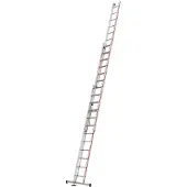 Hymer touwladder met wandgeleiders, 3x12 treden