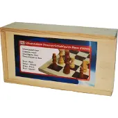 HOT Games Schaakstukken Hout - Koningshoogte 77 mm
