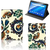 B2Ctelecom Tablet Hoes Lenovo Tab E10 Barok Flower