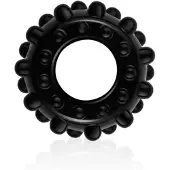 Lovetoy PowerPlus Flexibele Cockring Geribbeld - zwart