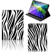 B2Ctelecom iPad Pro 11 2020/2021/2022 Flip Case Zebra