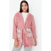 Trendyol Vrouwen Off-shoulder V-hals Kort Kamerjassen