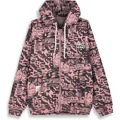 Grimey Peace Within Aop Regular Sweatshirt Met Rits