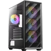 Antec AX85 ARGB, zwarte behuizing voor gaming-pc, Midi Tower, ATX