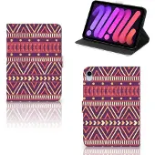 B2Ctelecom iPad Mini 6 (2021) Tablet Hoes Aztec Paars