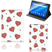 B2Ctelecom Lenovo Tab E10 Tablet Hoes Hearts