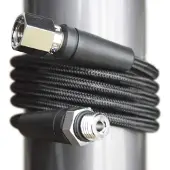 Miflex Carbon Hd Hp 7/16 Hose Zwart 110 cm