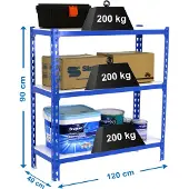 Simonclick Megaplus 3/400 900 Metaalplank 900x1200x400 Mm