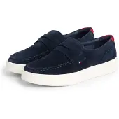 Tommy Hilfiger Milann Instappers blauw Suède Maat 45