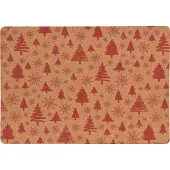 Home Styling Collection Kurken placemat, feestelijk patroon, 40 x 30 cm