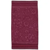 Pip studio Badlaken Jasmin Jacquard Dark Pink (70 x 140 cm)